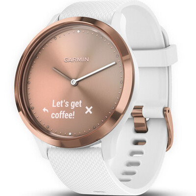 Часы Garmin Vivomove HR Sport Rose Gold White 010-02240-00