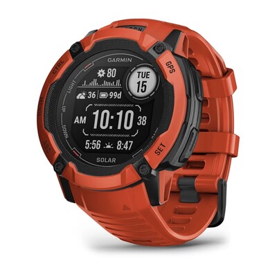 Часы Garmin Instinct 2X Solar Red 010-02805-01