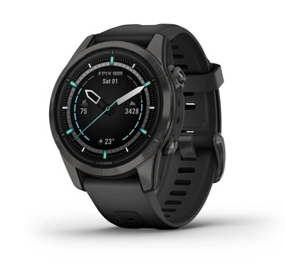 Часы Garmin epix Pro (Gen 2) Sapphire Edition 42 mm Carbon Grey 010-02802-15