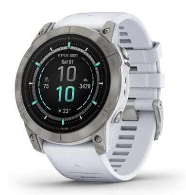 Часы Garmin epix Pro (Gen 2) Sapphire Edition 51 mm White 010-02804-11