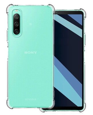 Накладка EG для Sony Xperia 10 IV с усиленными бортами прозрачная