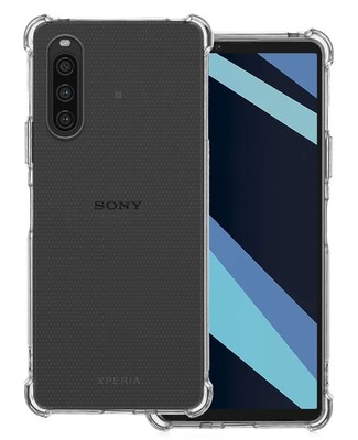 Накладка EG для Sony Xperia 10 V с усиленными бортами прозрачная