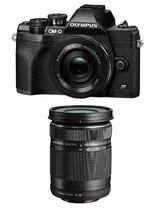 Фотоаппарат Olympus OM-D E-M10 Mark IV EZ Double Zoom Kit + M.Zuiko Digital ED 14-42mm F3.5-5.6 EZ + M.Zuiko Digital ED 40-150mm F4.0-5.6 R Black