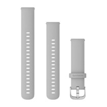 Ремешок Garmin Quick Release 18 mm Silicone Grey Silver 010-12932-0C