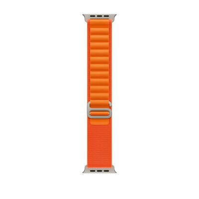 Часы Apple Watch Ultra GPS+Cellular 49 мм Titanium Case Orange MQEV3 Alpine Loop L фото 4