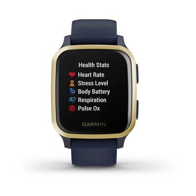 Часы Garmin Venu Sq Music Edition Navy/Light Gold 010-02426-12