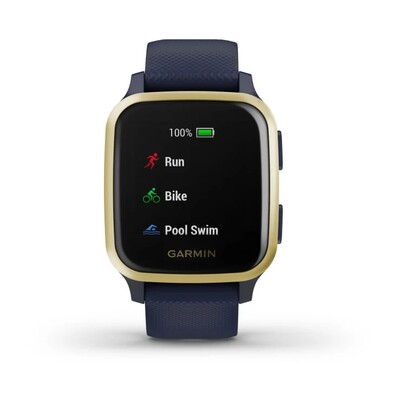 Часы Garmin Venu Sq Music Edition Navy/Light Gold 010-02426-12