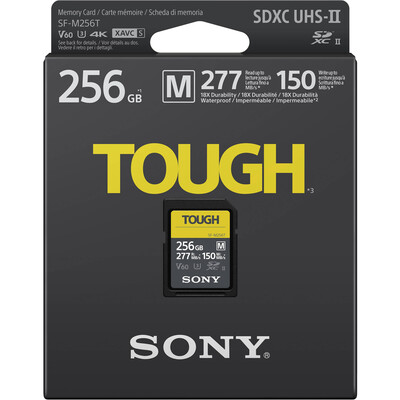 Карта памяти Sony SF-M Tough SDXC 256GB Class10 UHS-II 150/277Mb/s SF-M256T фото 2