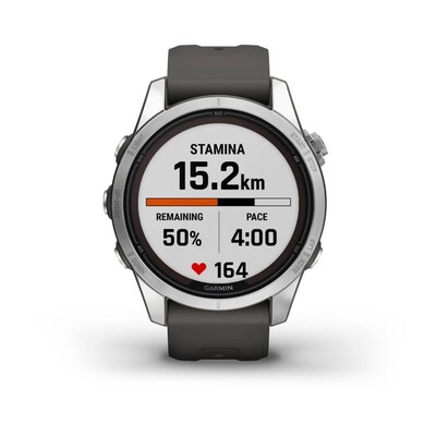 Часы Garmin Fenix 7S Pro Solar Silver 010-02776-01 фото 9