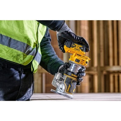 Аккумуляторный вертикальный фрезер DeWalt DCW604NT без аккумулятора фото 6