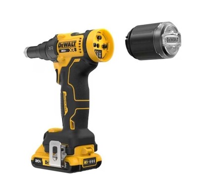 Аккумуляторный заклепочник DeWalt DCF403N 20V без аккумулятора фото 4