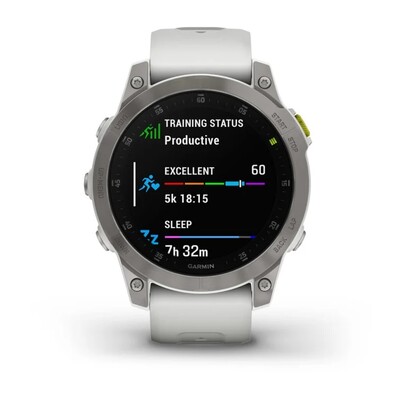 Уцененные часы Garmin Epix Gen 2 Sapphire Titanium White 010-02582-21 царапины на корпусе фото 14