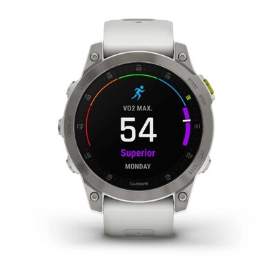 Уцененные часы Garmin Epix Gen 2 Sapphire Titanium White 010-02582-21 царапины на корпусе фото 6