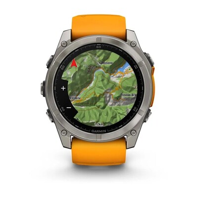 Часы Garmin Fenix 8 51mm Amoled Sapphire Titanium Spark Orange 010-02905-11 фото 6