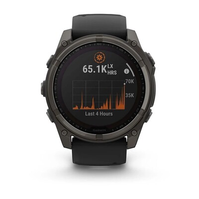 Часы Garmin Fenix 8 51mm Solar Sapphire Titanium Carbon Gray 010-02907-11 фото 2