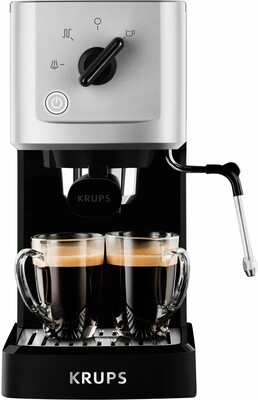 Кофемашина Krups Calvi Meca XP 3440 Black Silver фото 3